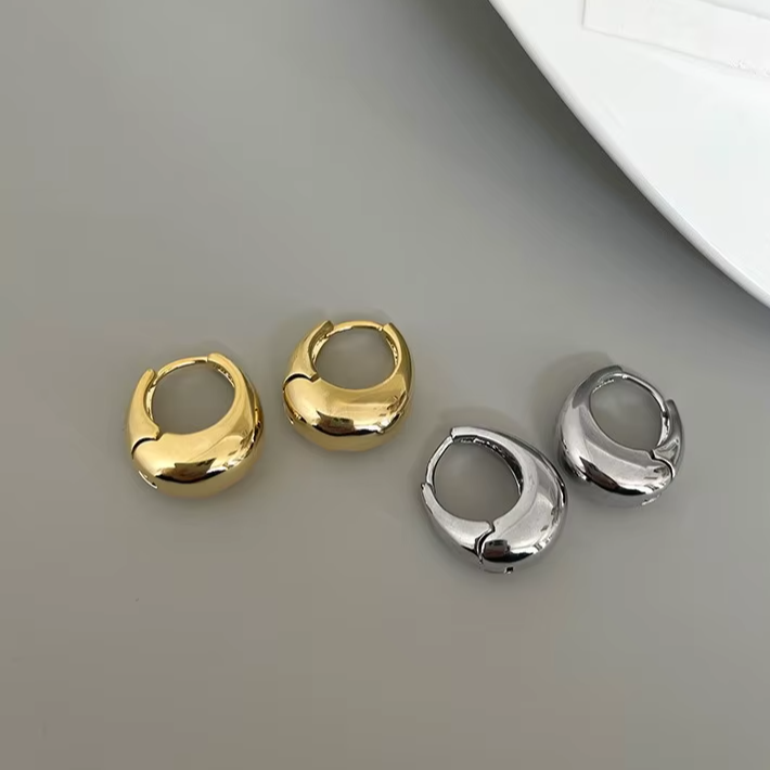 Elegant Oval Earrings
