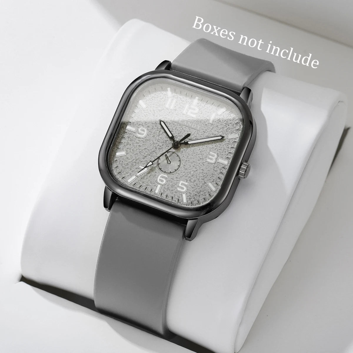 Square Silicone Sports Watch