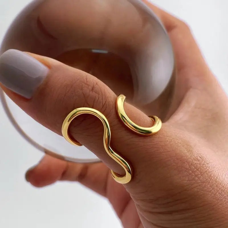 Gold Open Ring