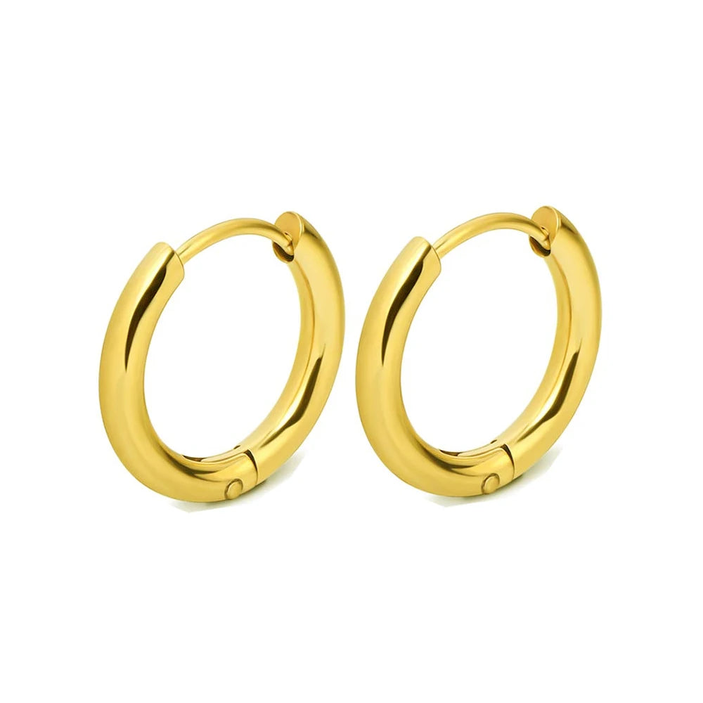 Classic Gold Hoops