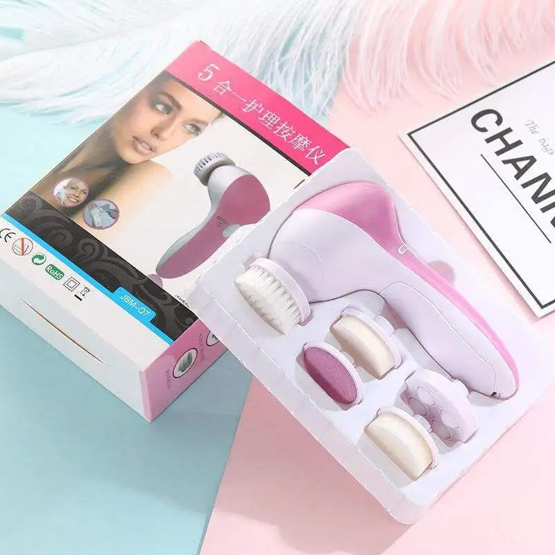 5-in-1 Facial Cleansing & Skin Care Brush