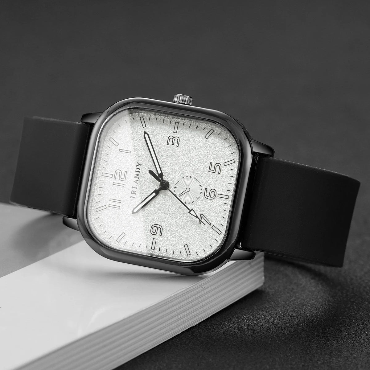 Square Silicone Sports Watch