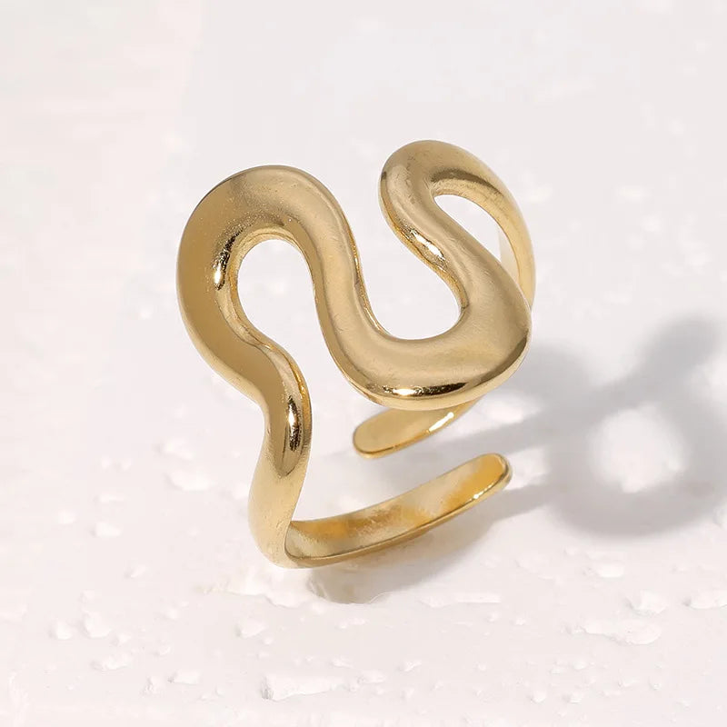 Gold Open Ring