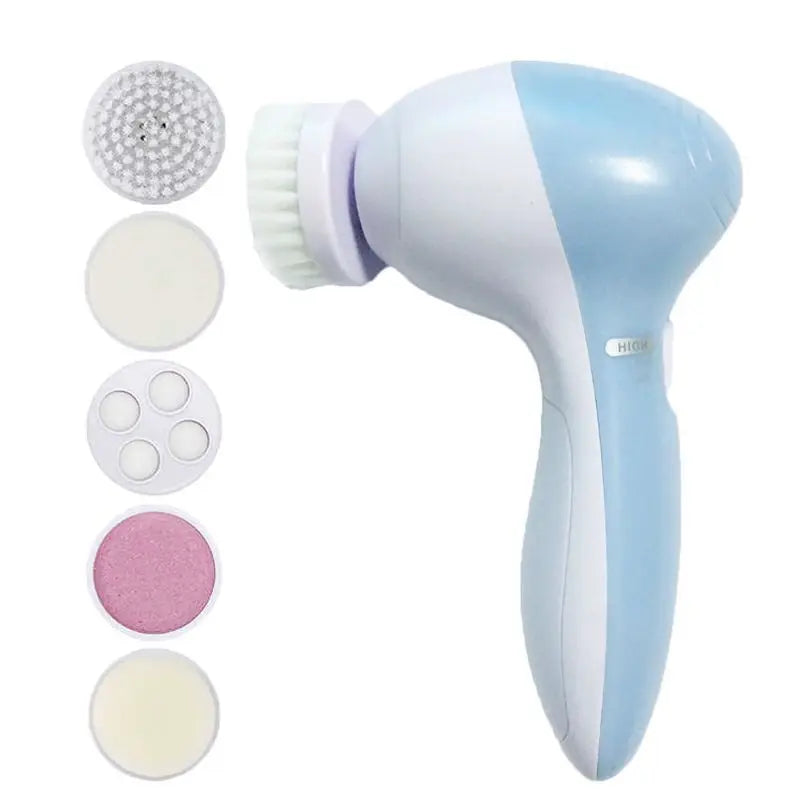 5-in-1 Facial Cleansing & Skin Care Brush