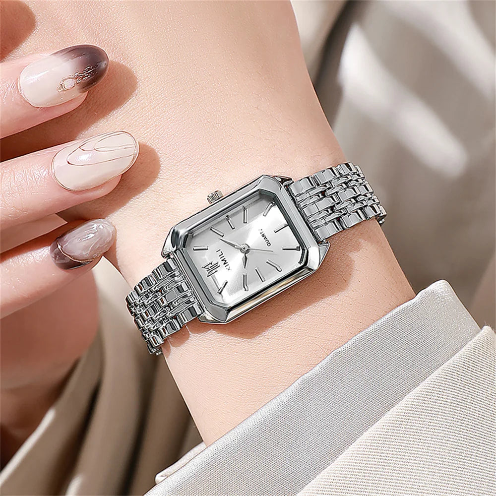 Luxury Square Gold Women Watch