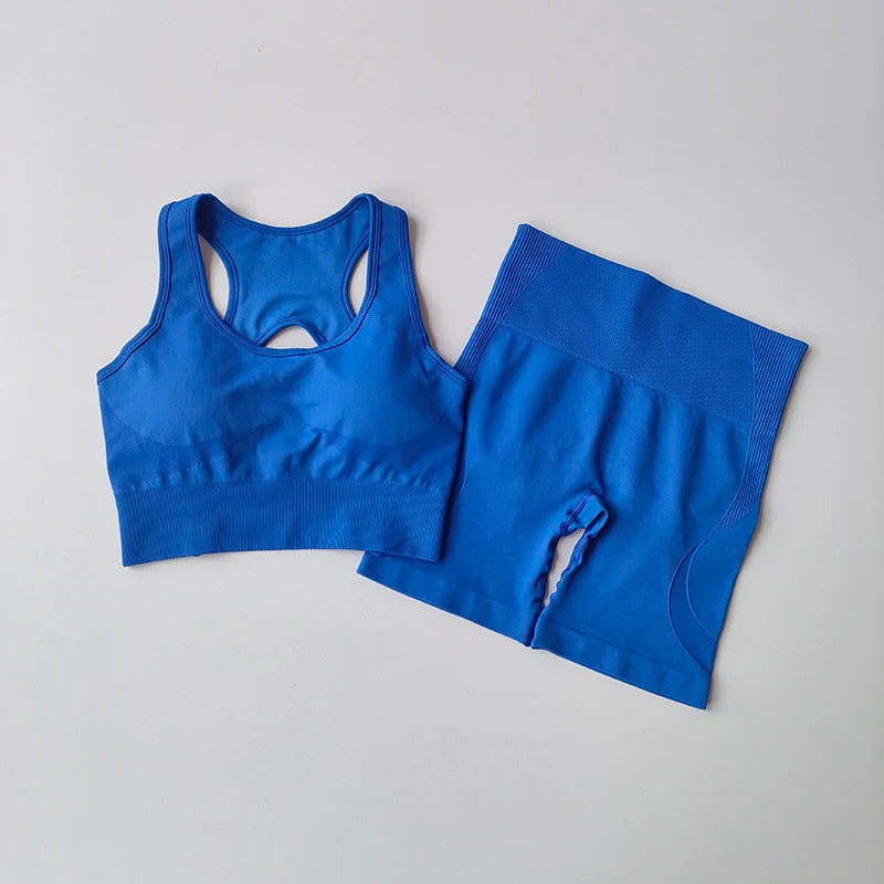 SculptFit Sports Bra & Shorts Set