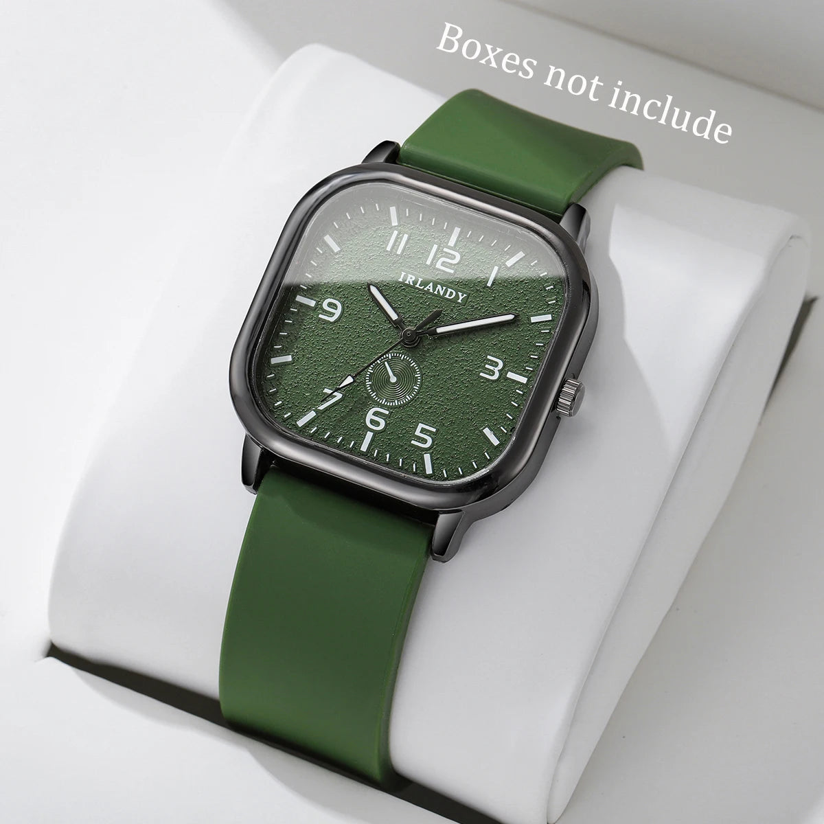 Square Silicone Sports Watch