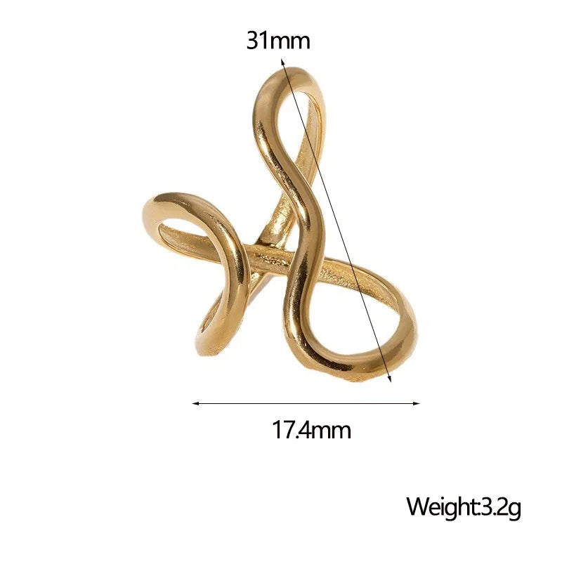 Gold Open Ring