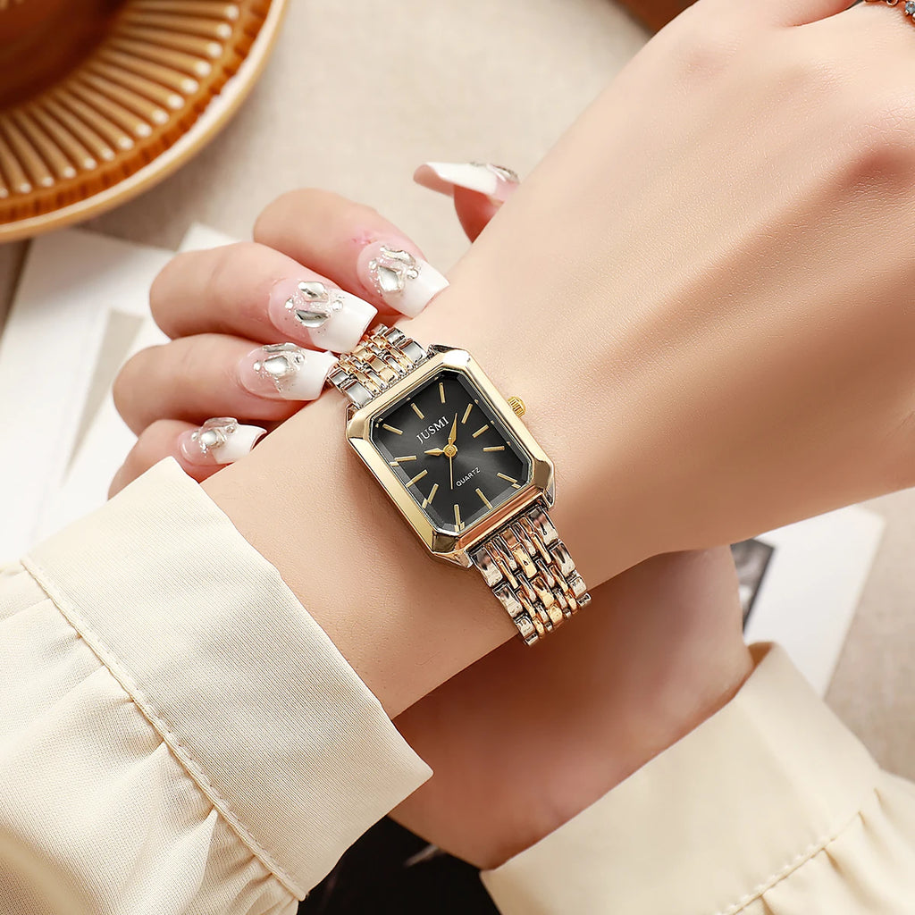 Minimal Square Steel Quartz Watch