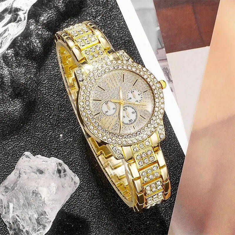 Luxury Women Jewelry Watch Set