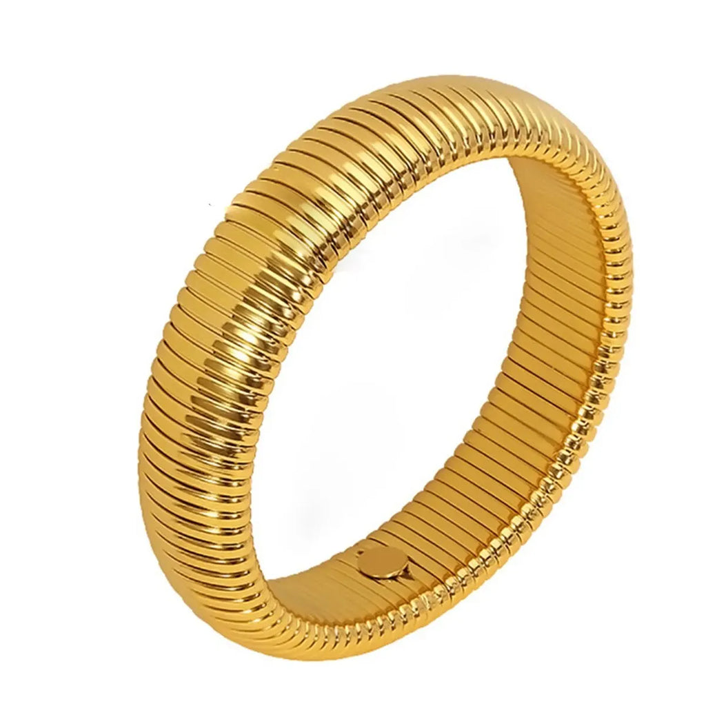 Retro Gold Steel Bracelet