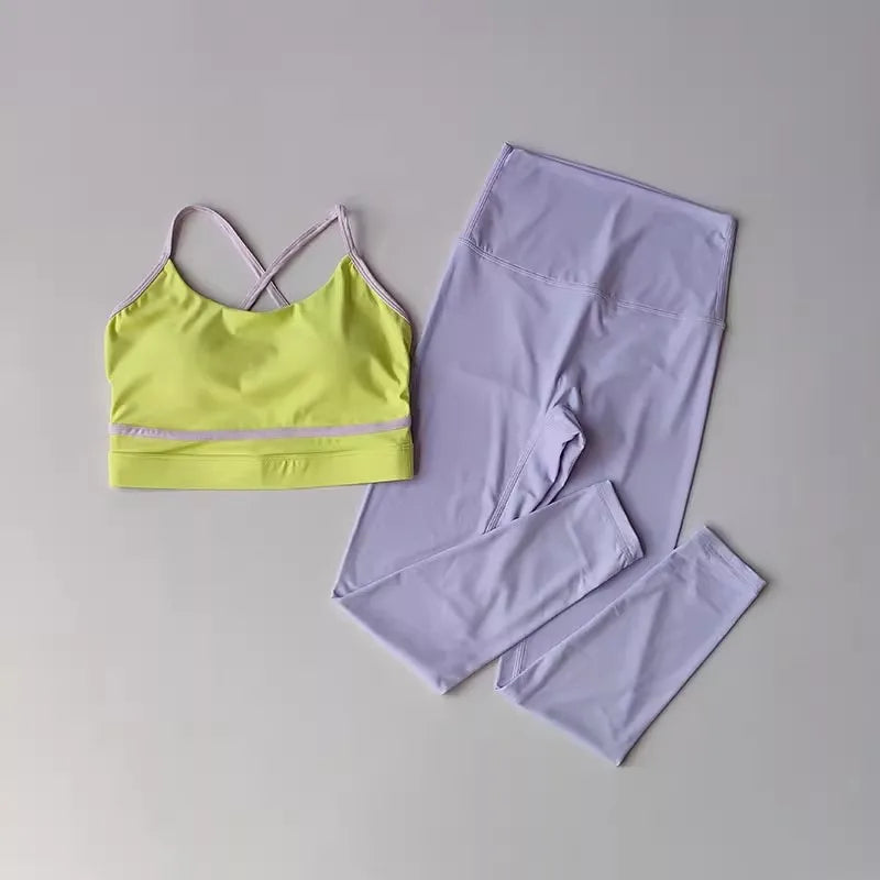 ActiveGlow Sports Bra & Leggings Set