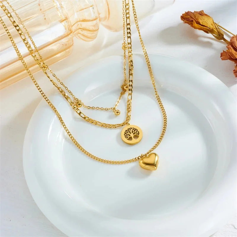 Heart Tree Jewelry Set