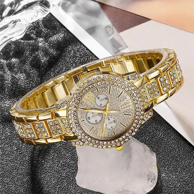 Luxury Women Jewelry Watch Set