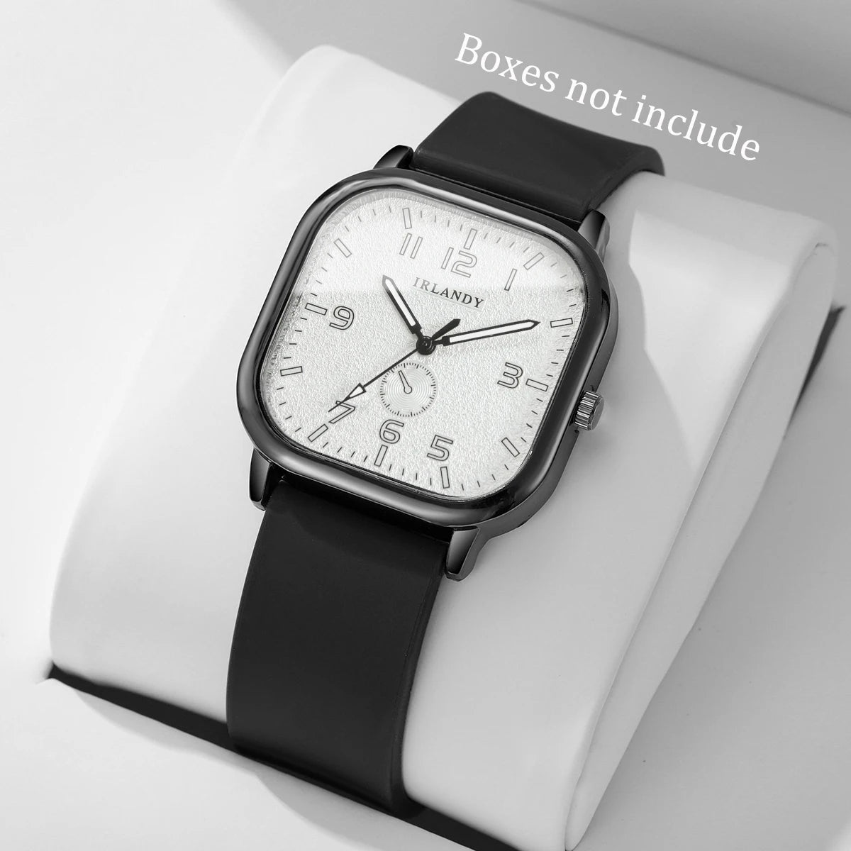 Square Silicone Sports Watch