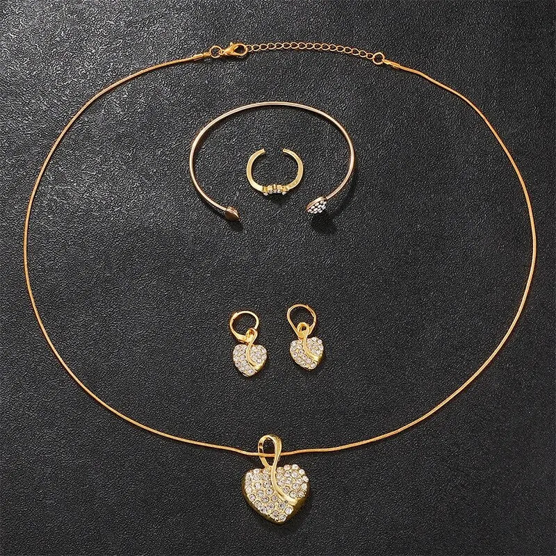 Luxury Women Jewelry Watch Set