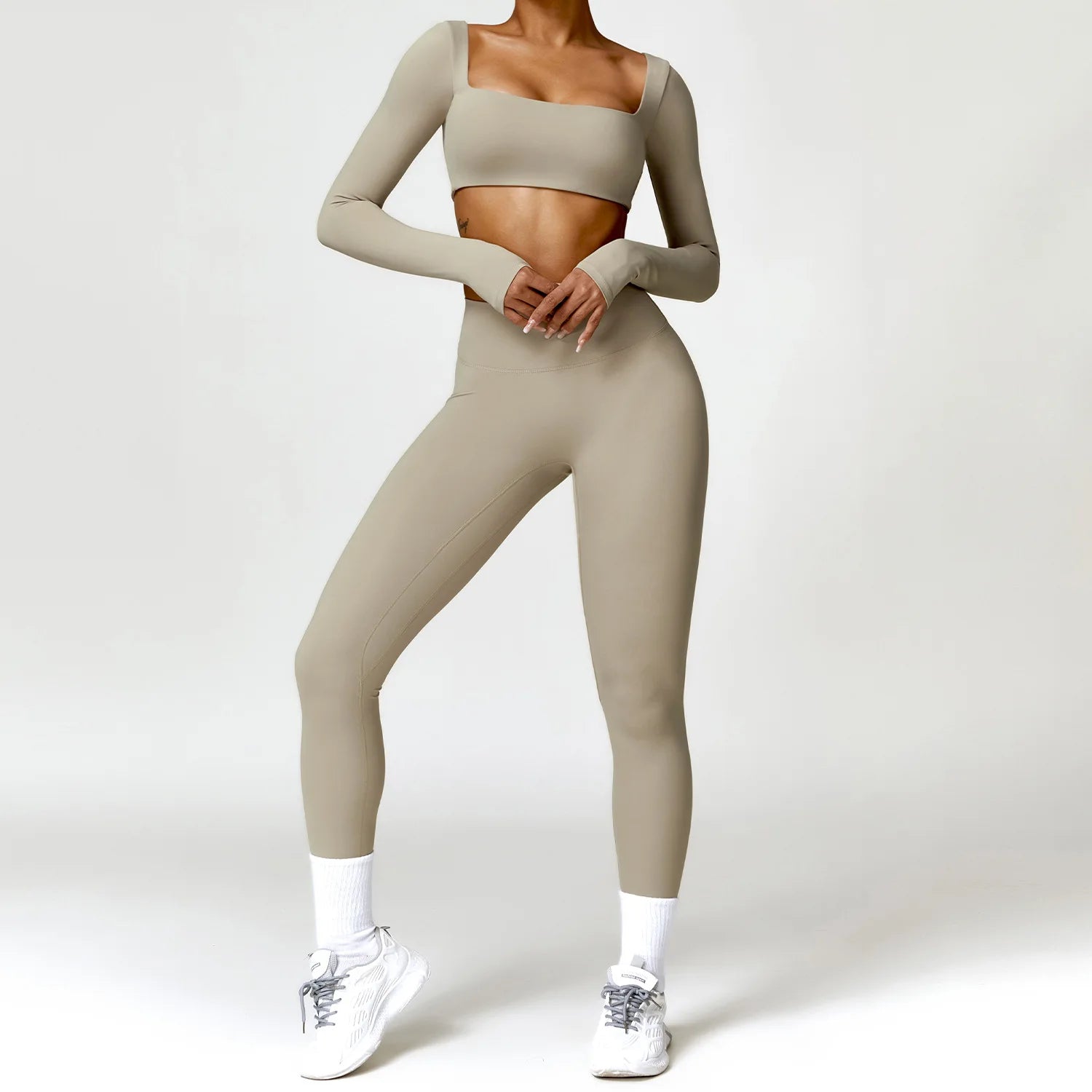 PowerFit Long Sleeve Gym Set