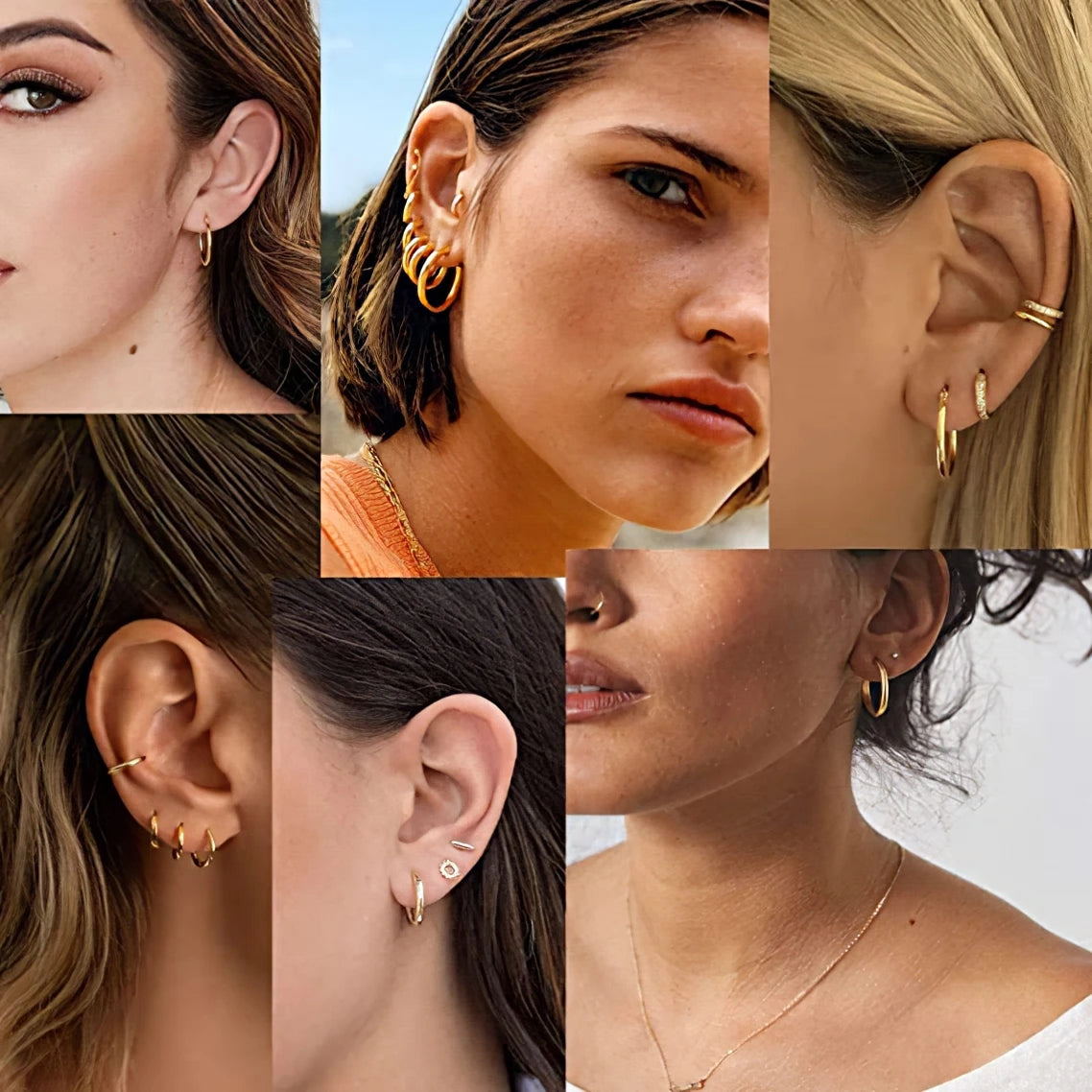 Classic Gold Hoops