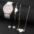 Silicone Women Watch Set