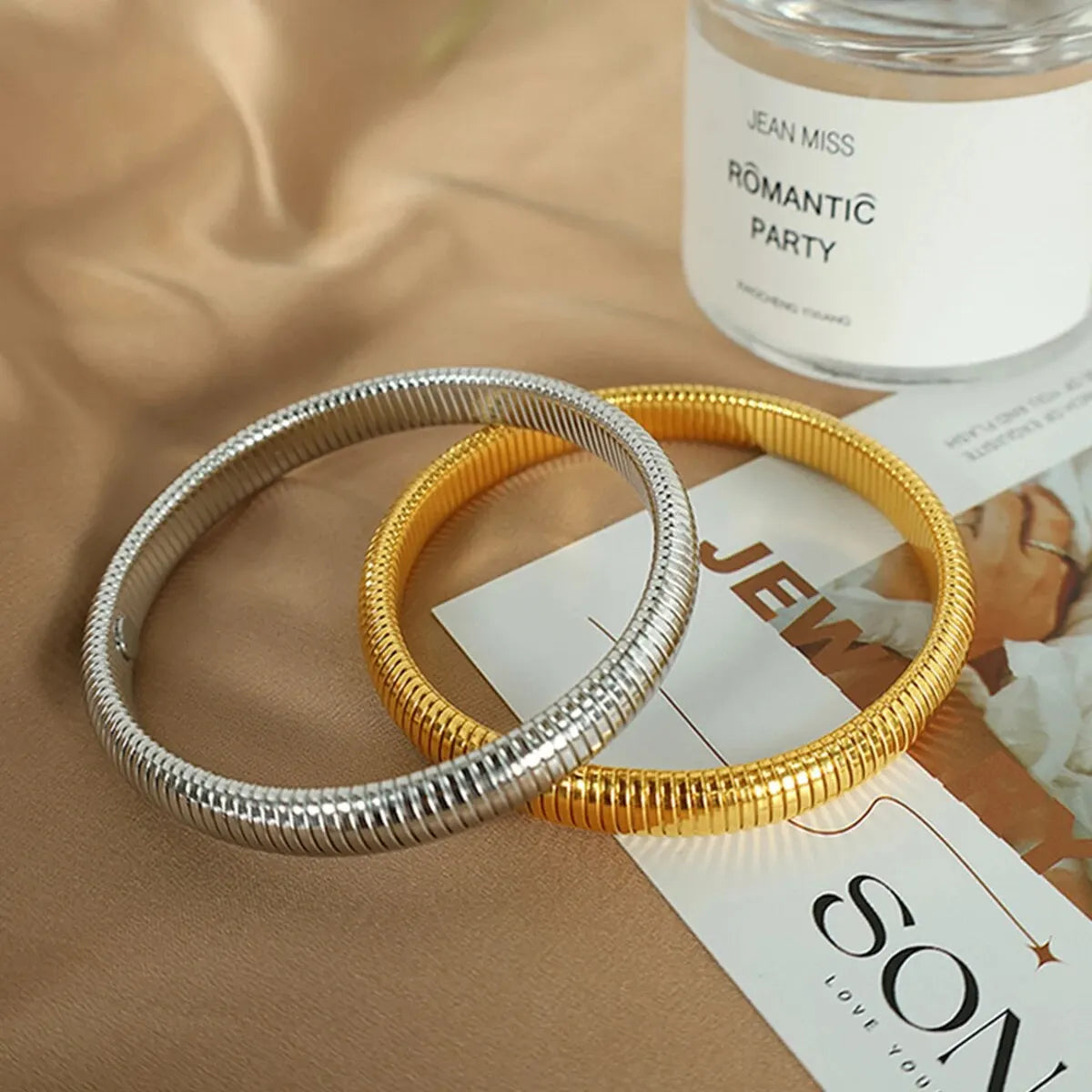Retro Gold Steel Bracelet