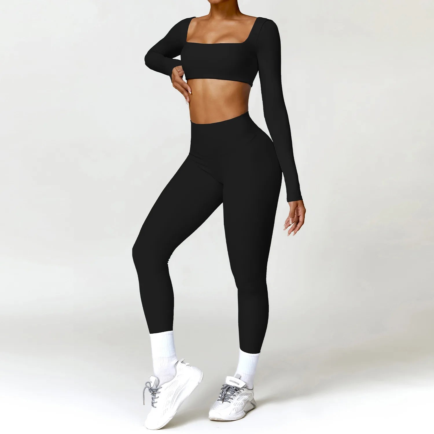 PowerFit Long Sleeve Gym Set