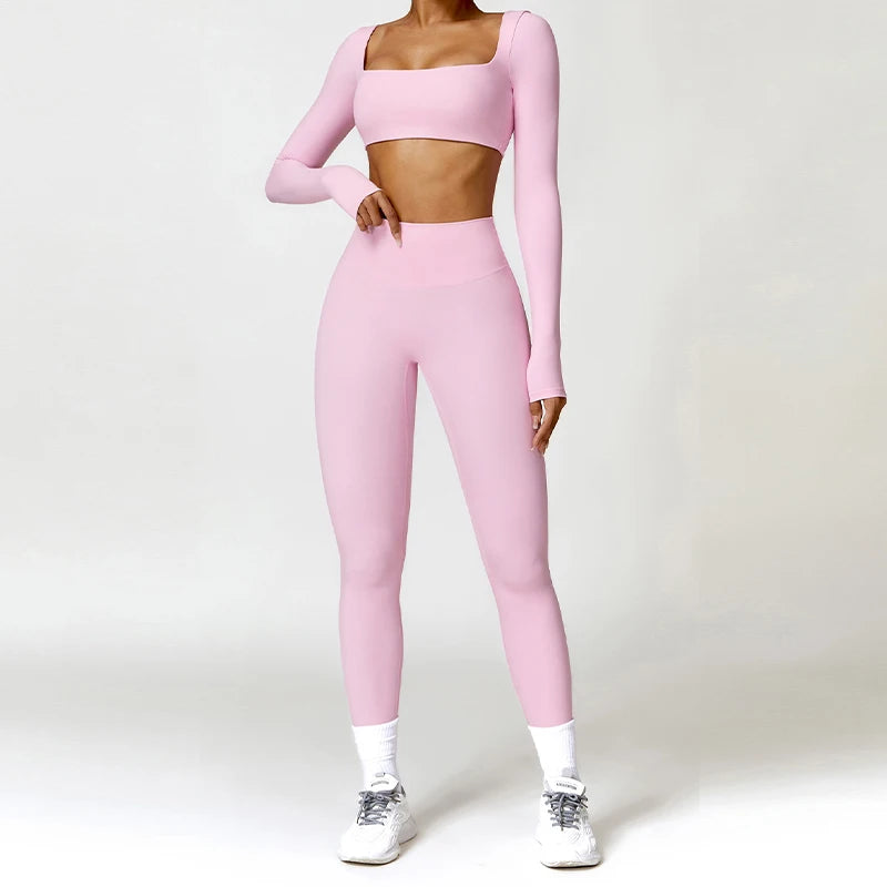 PowerFit Long Sleeve Gym Set