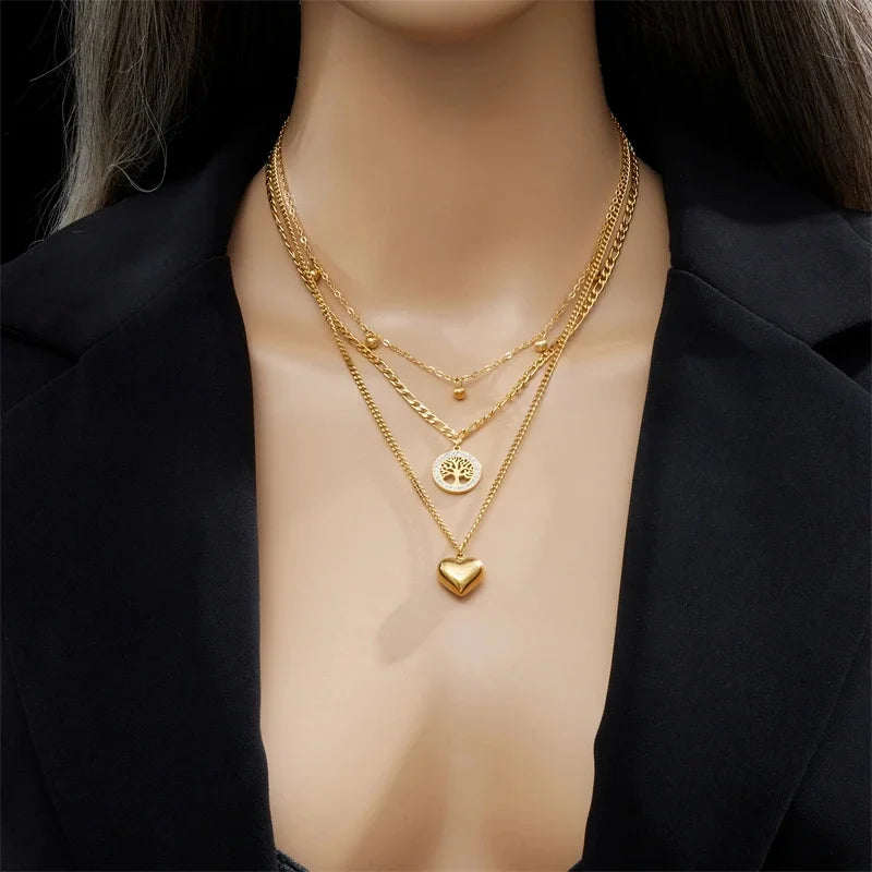 Heart Tree Jewelry Set