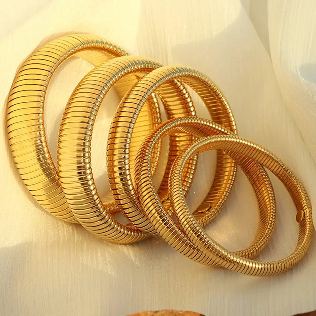 Retro Gold Steel Bracelet