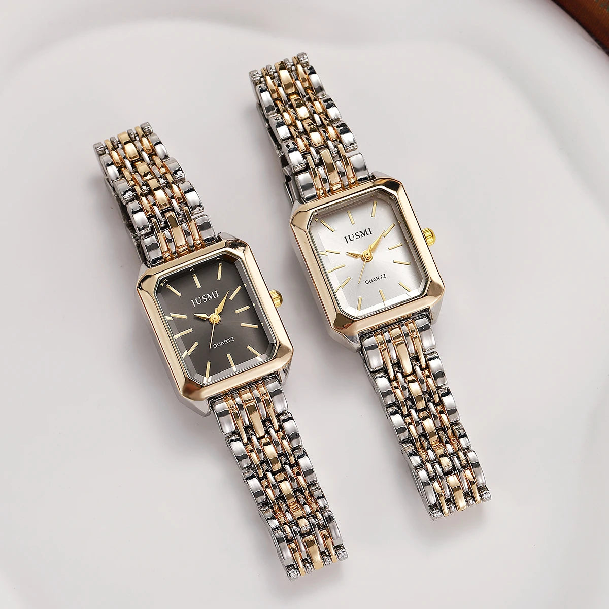 Minimal Square Steel Quartz Watch